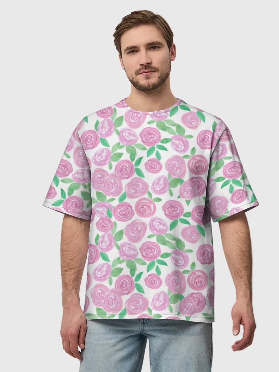 Men's oversized cotton T-shirt