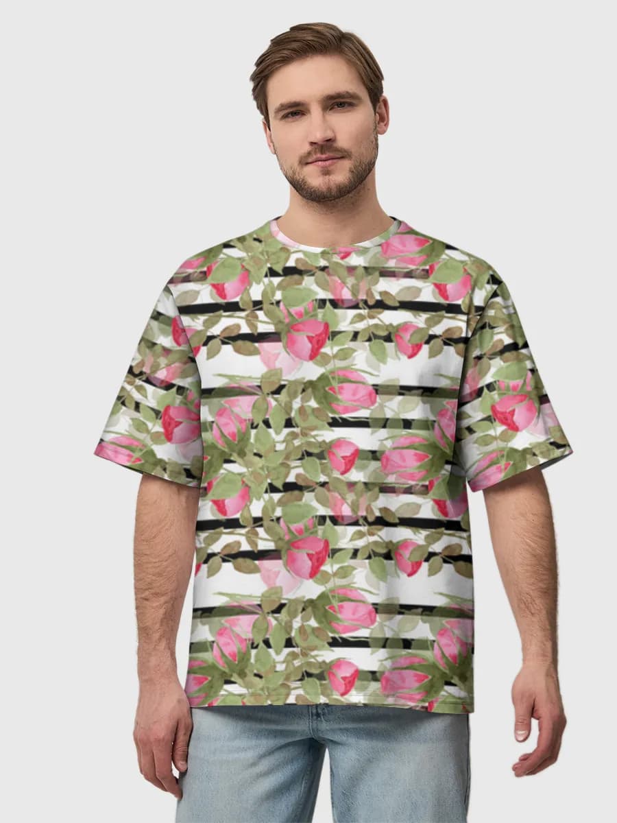 Men's oversized cotton T-shirt