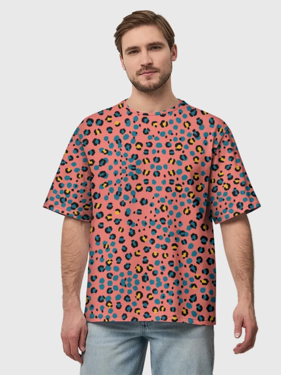 Herren Oversized Baumwoll T-Shirt