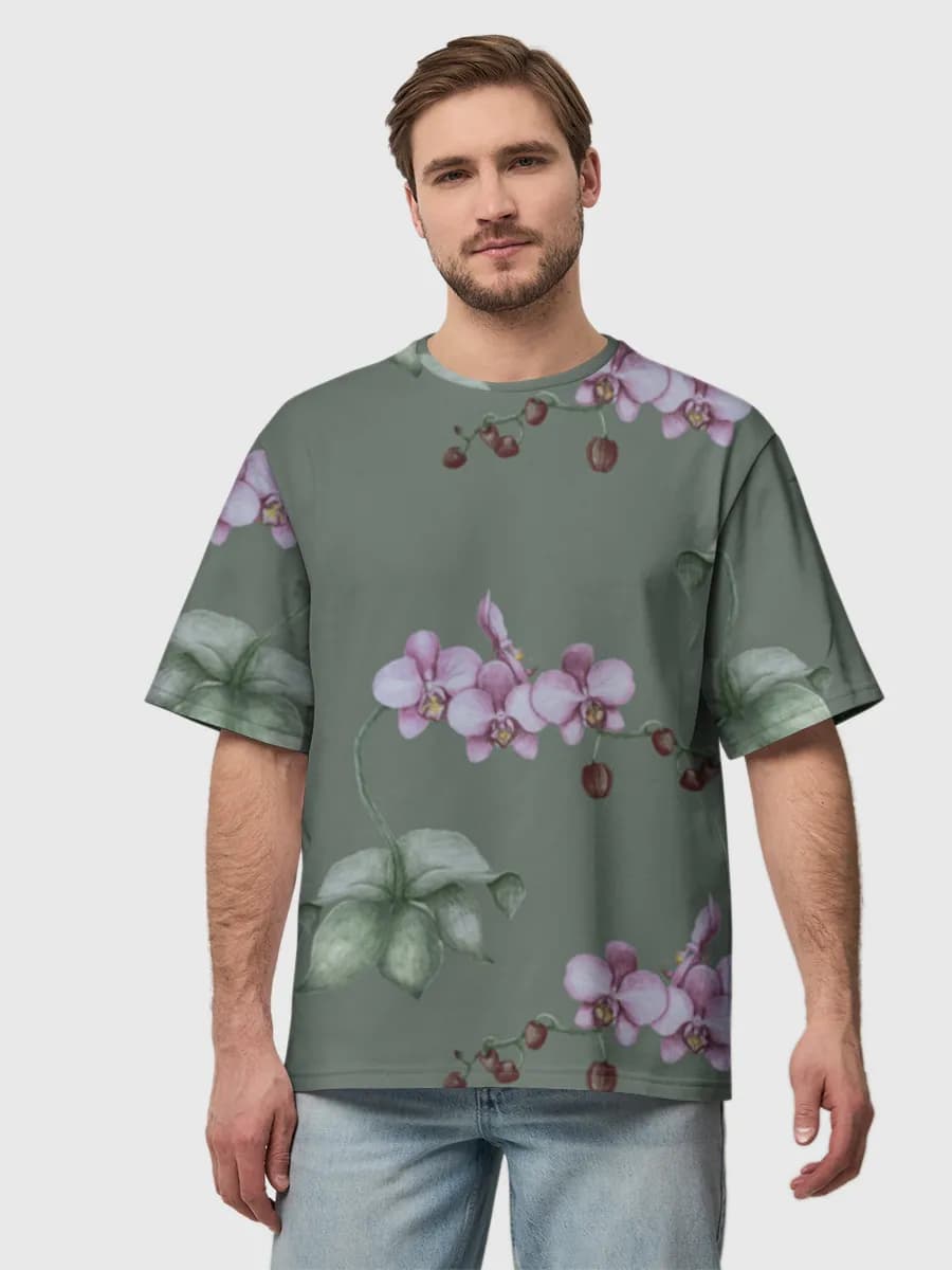 Herren Oversized Baumwoll T-Shirt