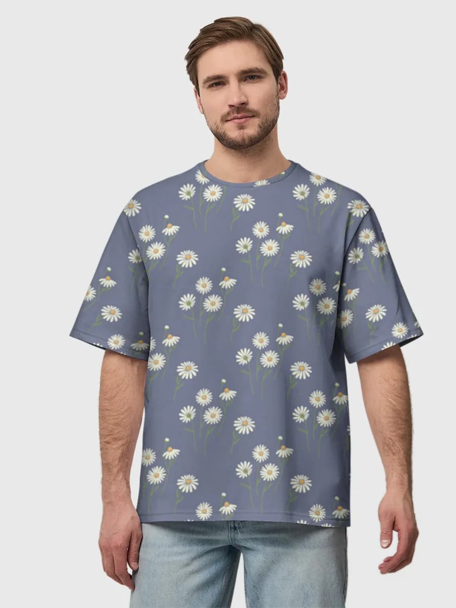 Men's oversized cotton T-shirt