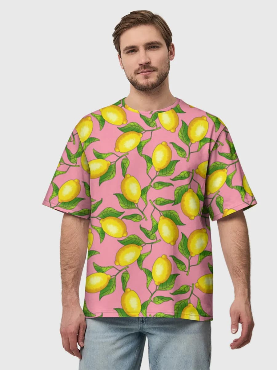 Men's oversized cotton T-shirt