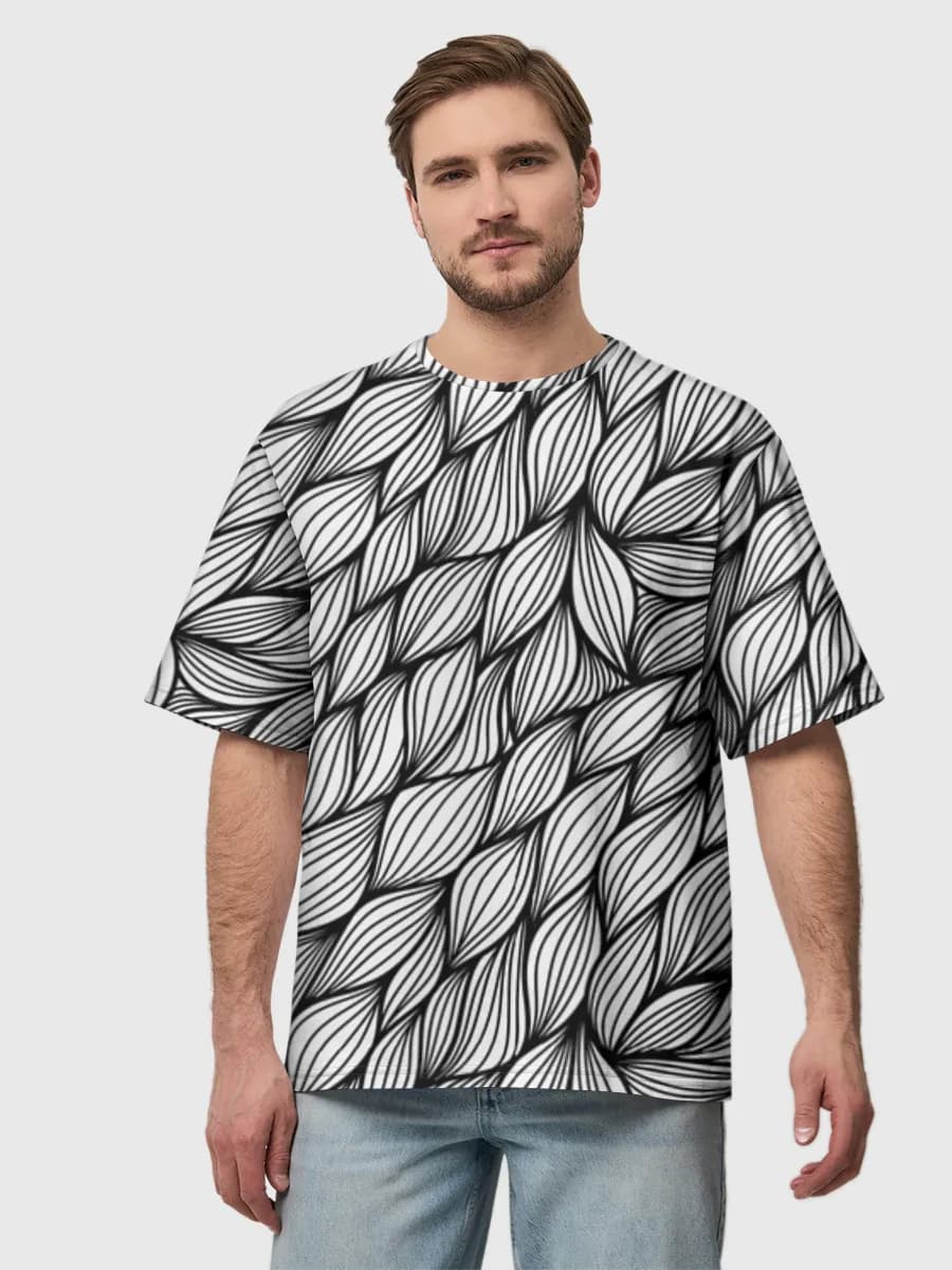 Men's oversized cotton T-shirt