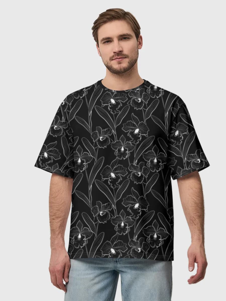Men's oversized cotton T-shirt