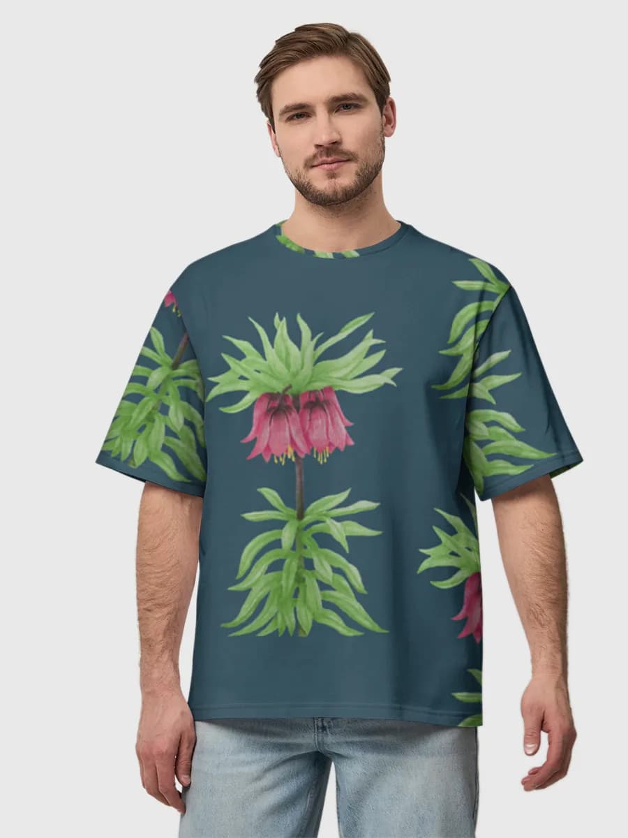 Men's oversized cotton T-shirt