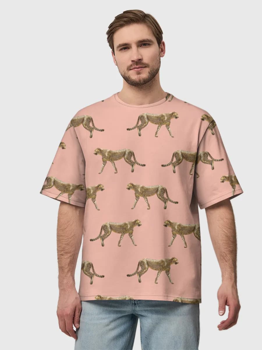 Men's oversized cotton T-shirt