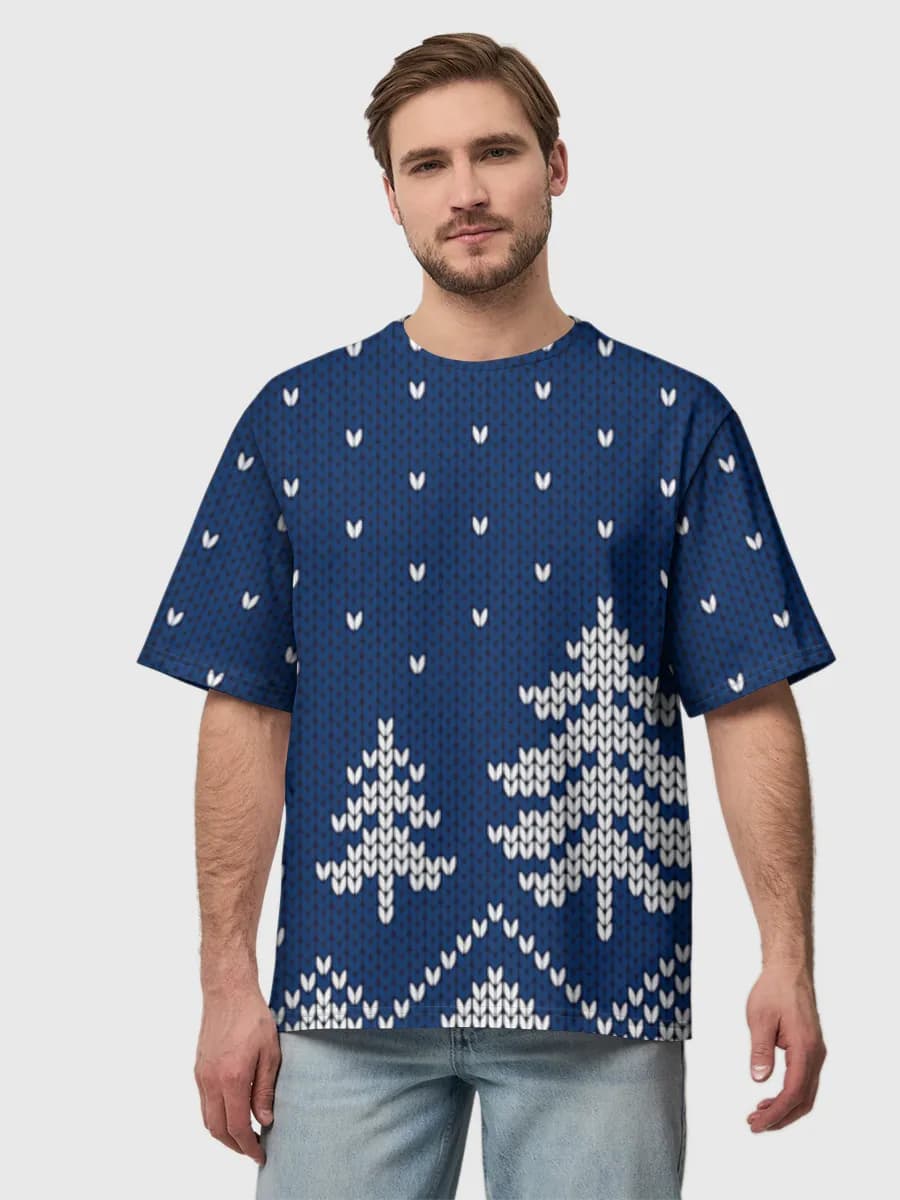 Men's oversized cotton T-shirt