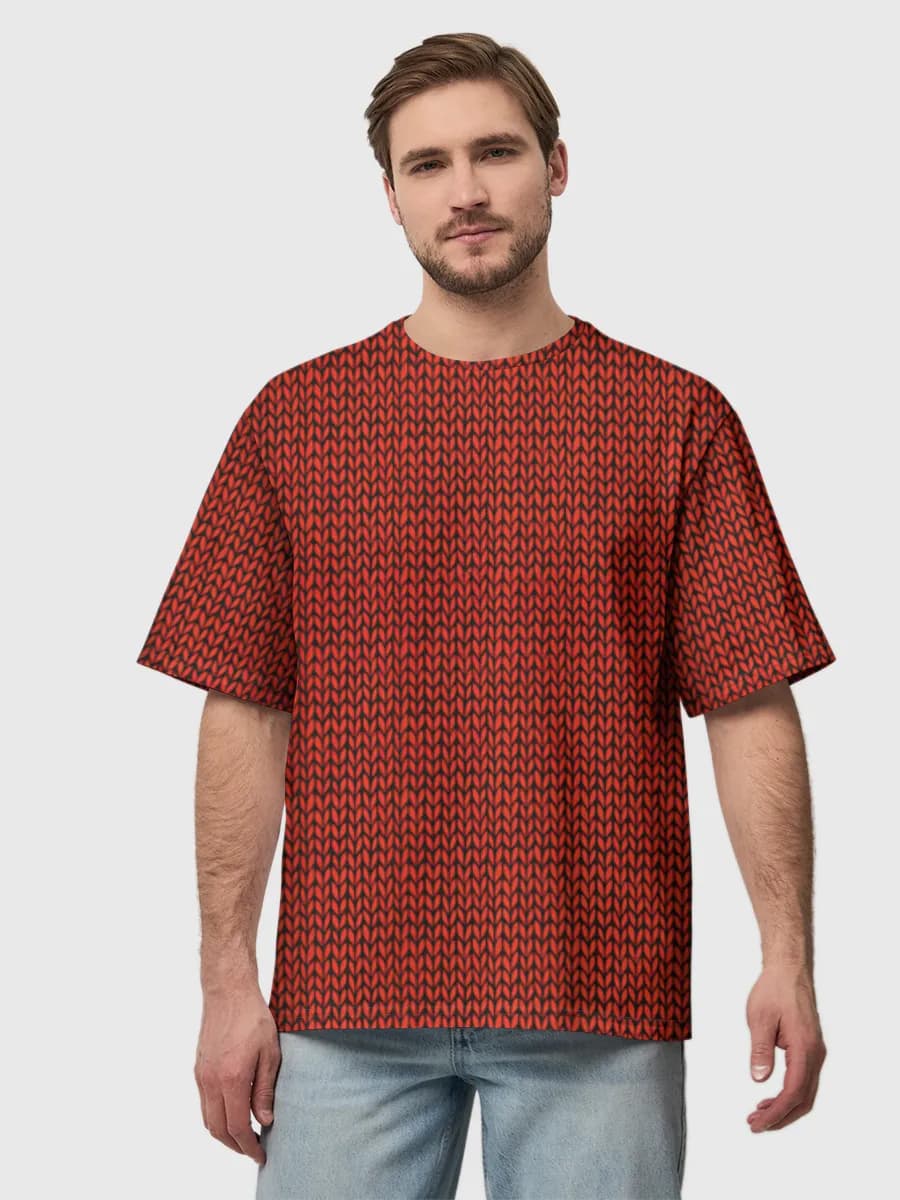 Men's oversized cotton T-shirt