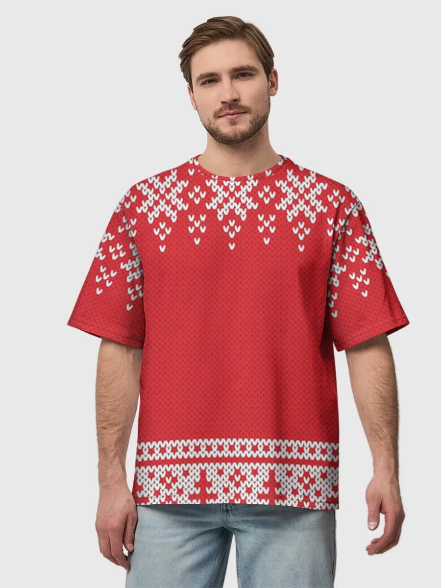 Men's oversized cotton T-shirt