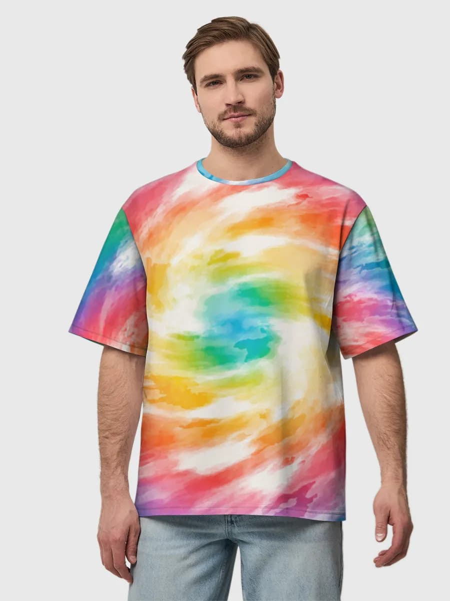 Herren Oversized Baumwoll T-Shirt