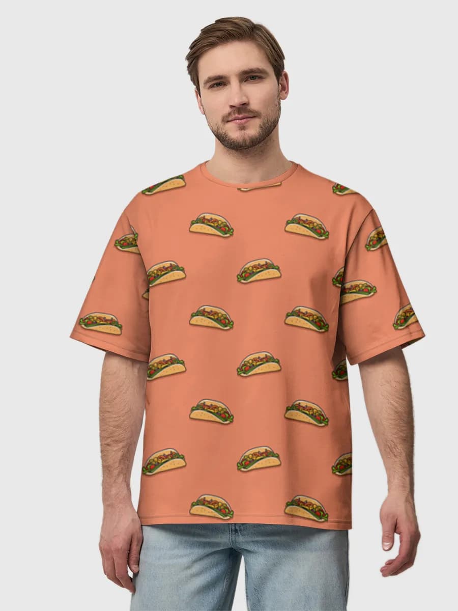 Men's oversized cotton T-shirt