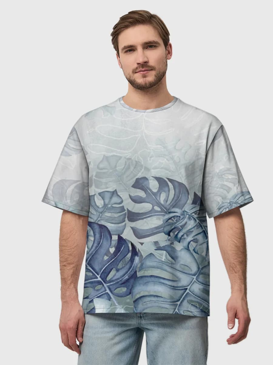 Herren Oversized Baumwoll T-Shirt