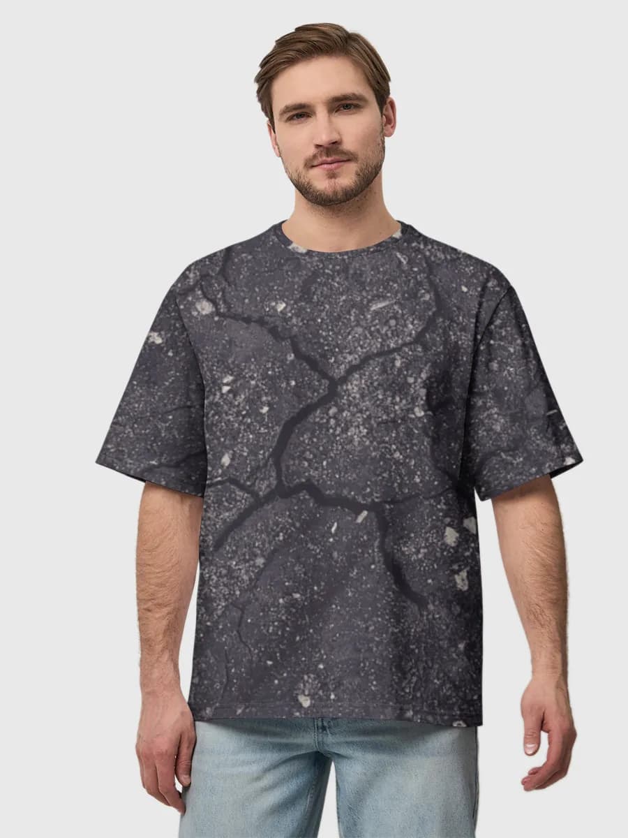 Men's oversized cotton T-shirt