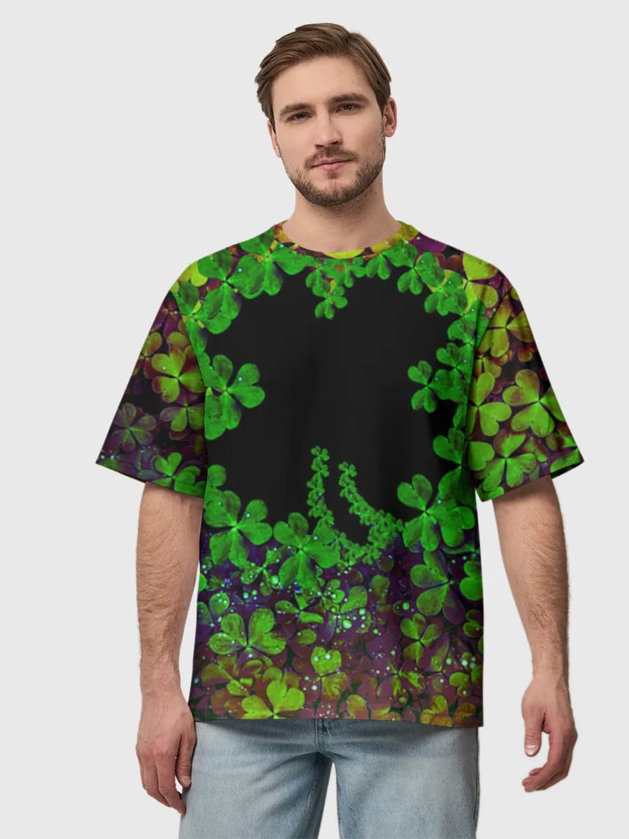 Herren Oversized Baumwoll T-Shirt