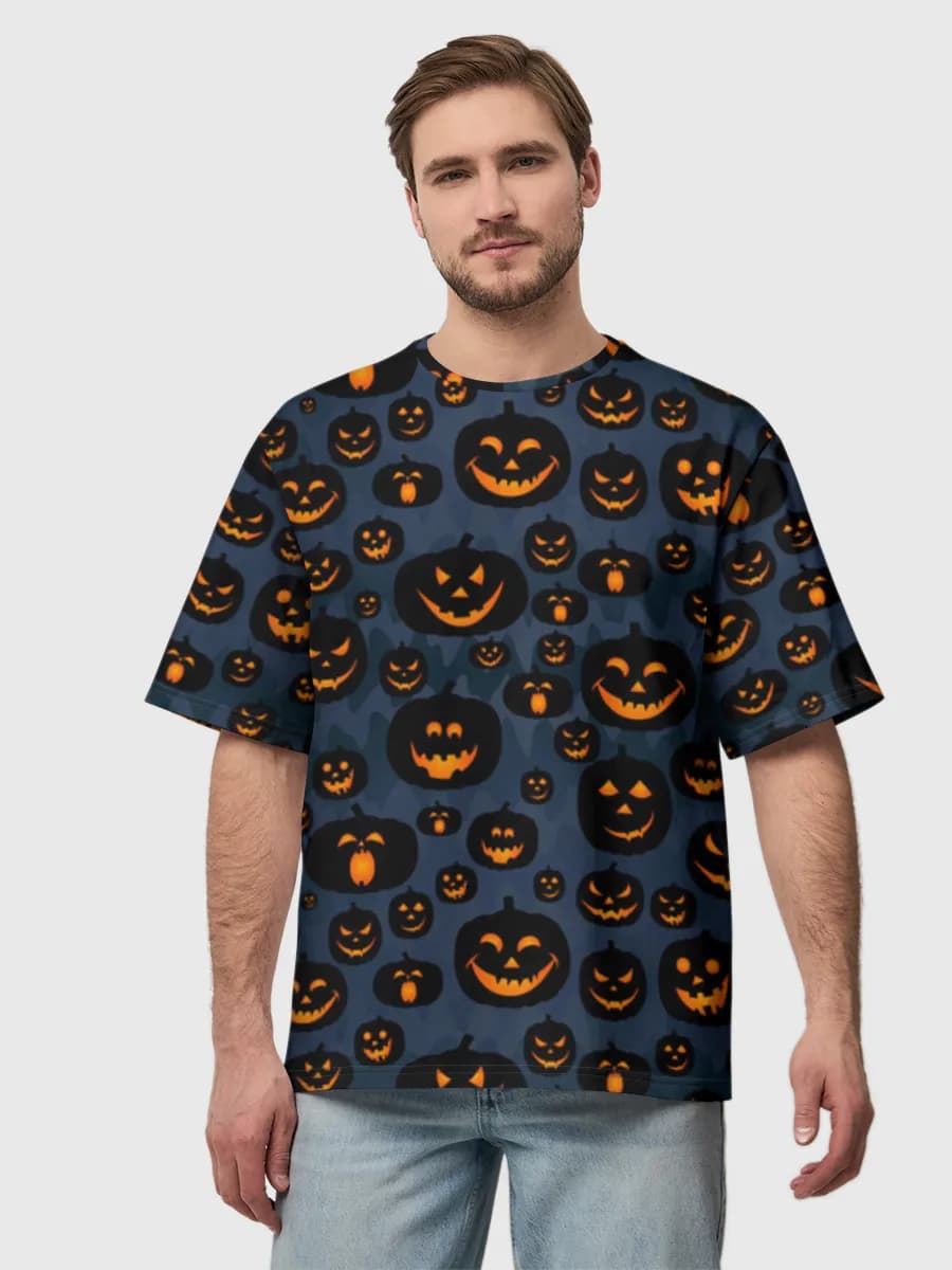 Men's oversized cotton T-shirt
