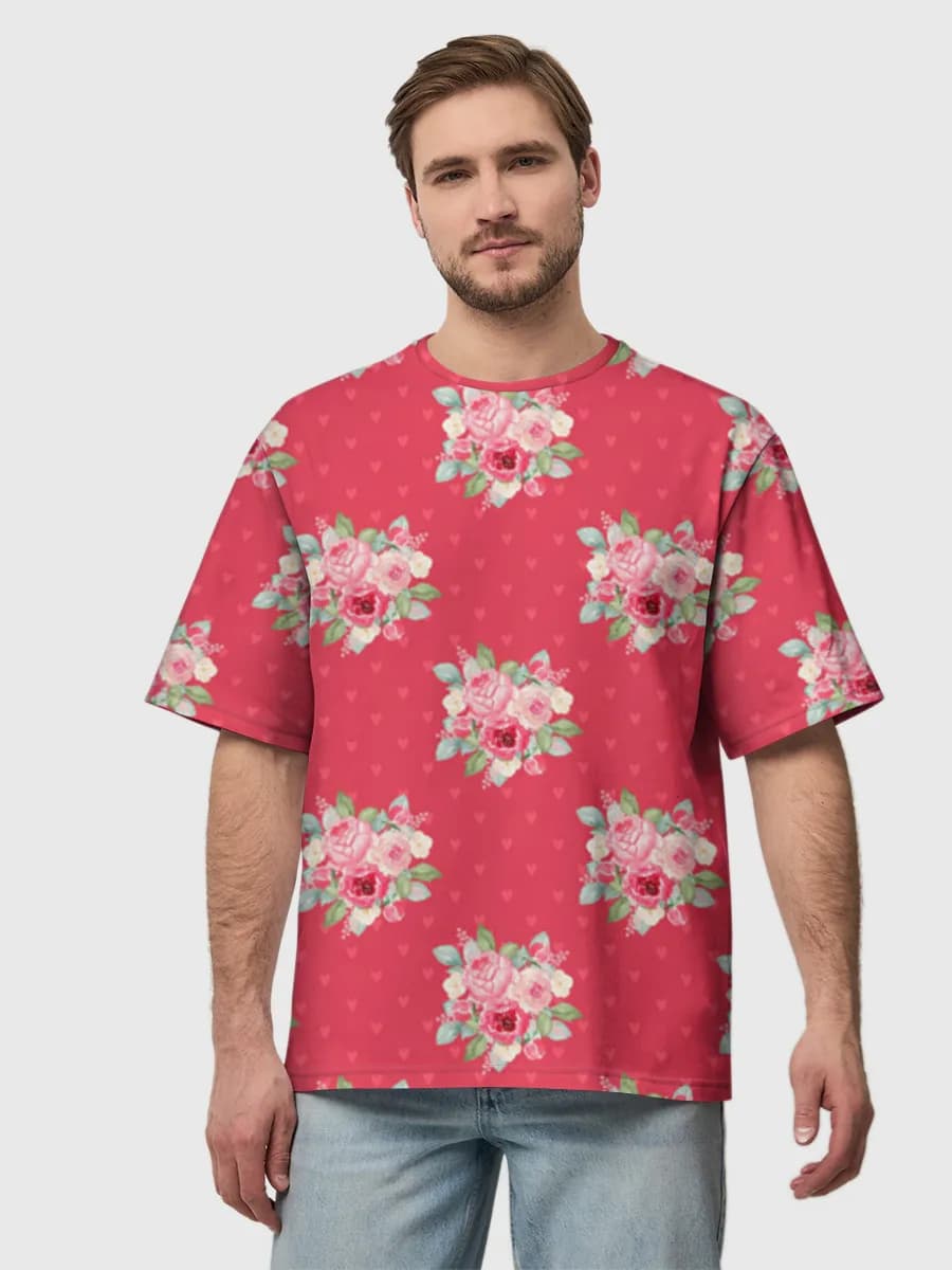 Men's oversized cotton T-shirt