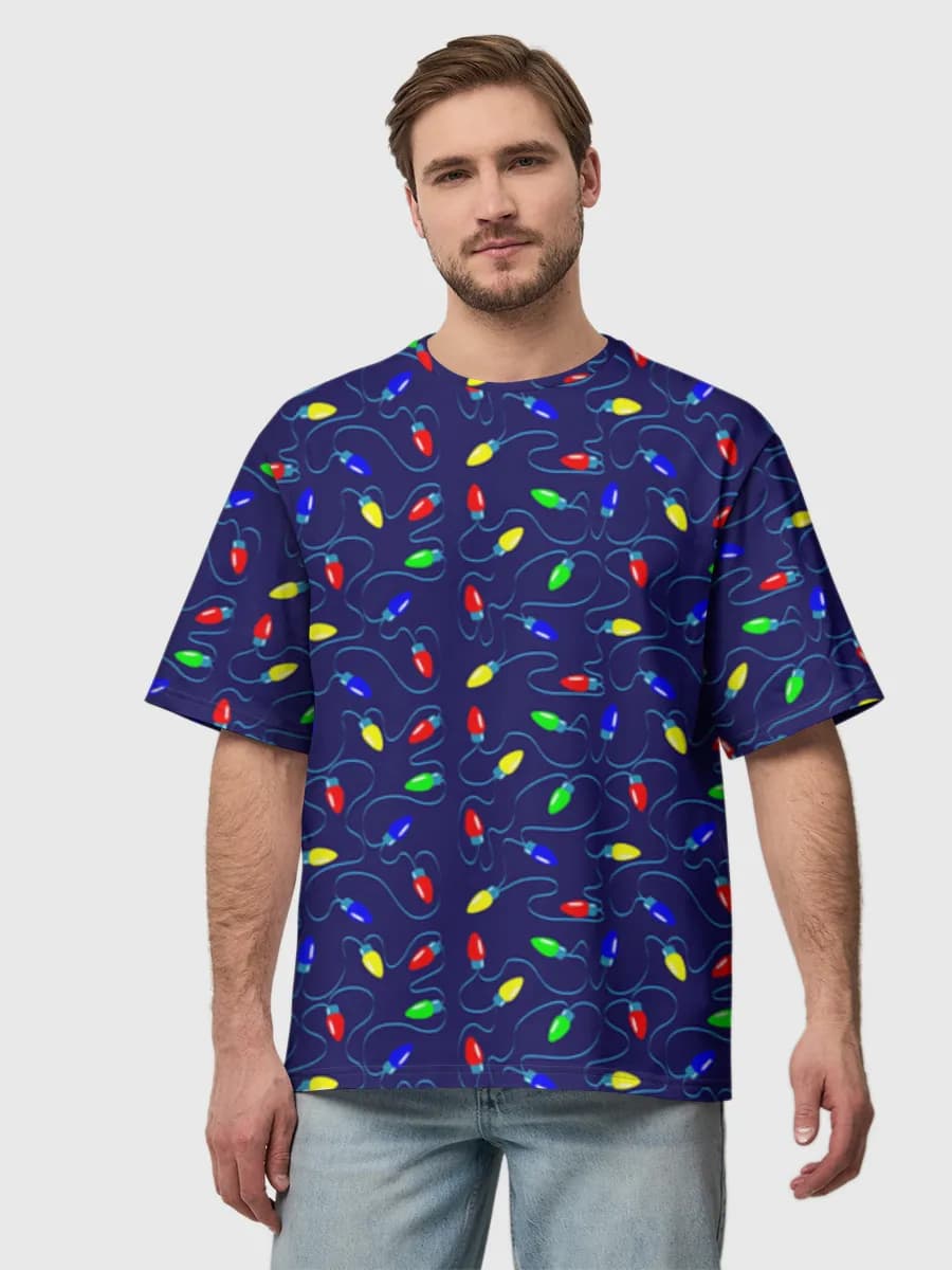 Men's oversized cotton T-shirt