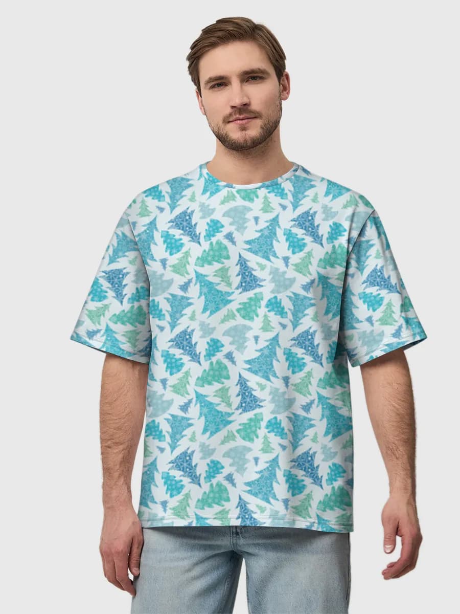 Men's oversized cotton T-shirt