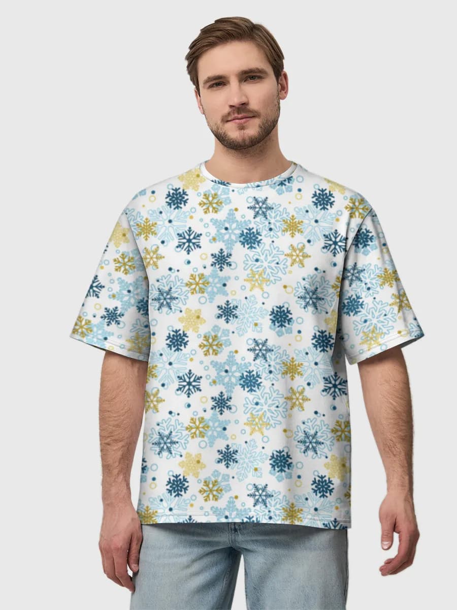 メンズ ビッグシルエット コットンTシャツ
