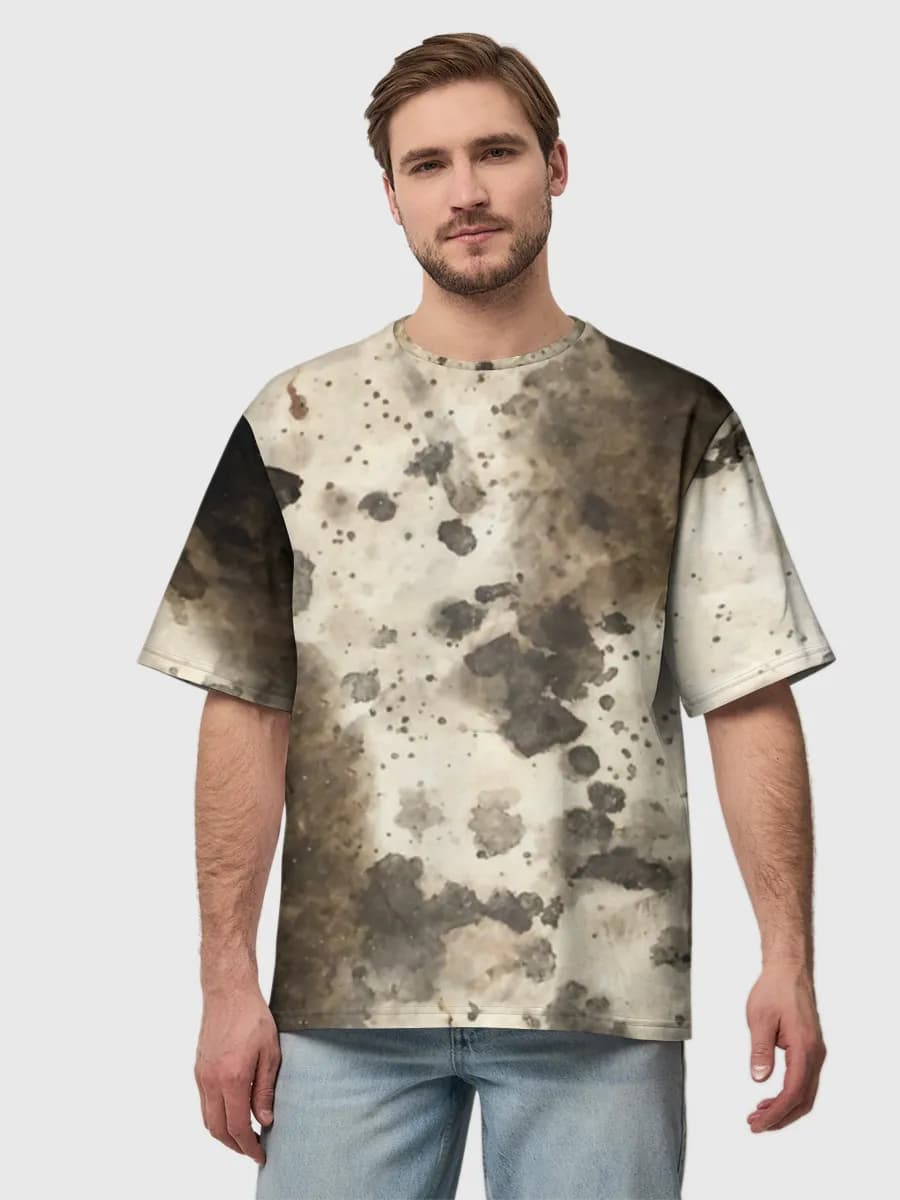Herren Oversized Baumwoll T-Shirt