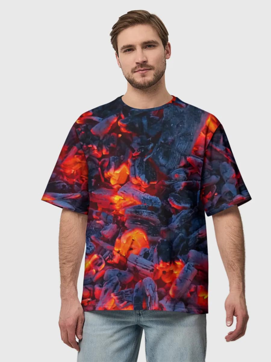 Men's oversized cotton T-shirt