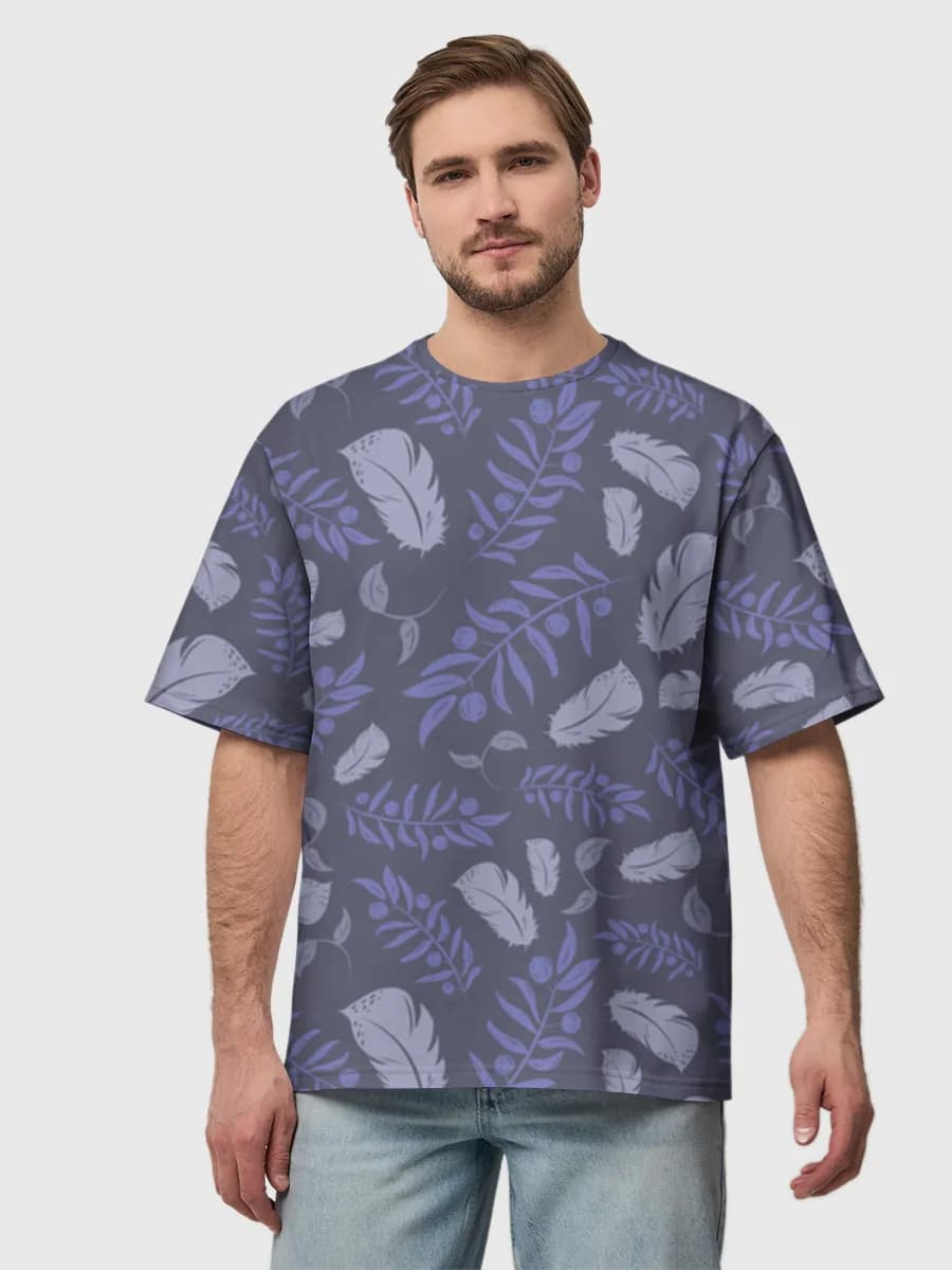 Herren Oversized Baumwoll T-Shirt