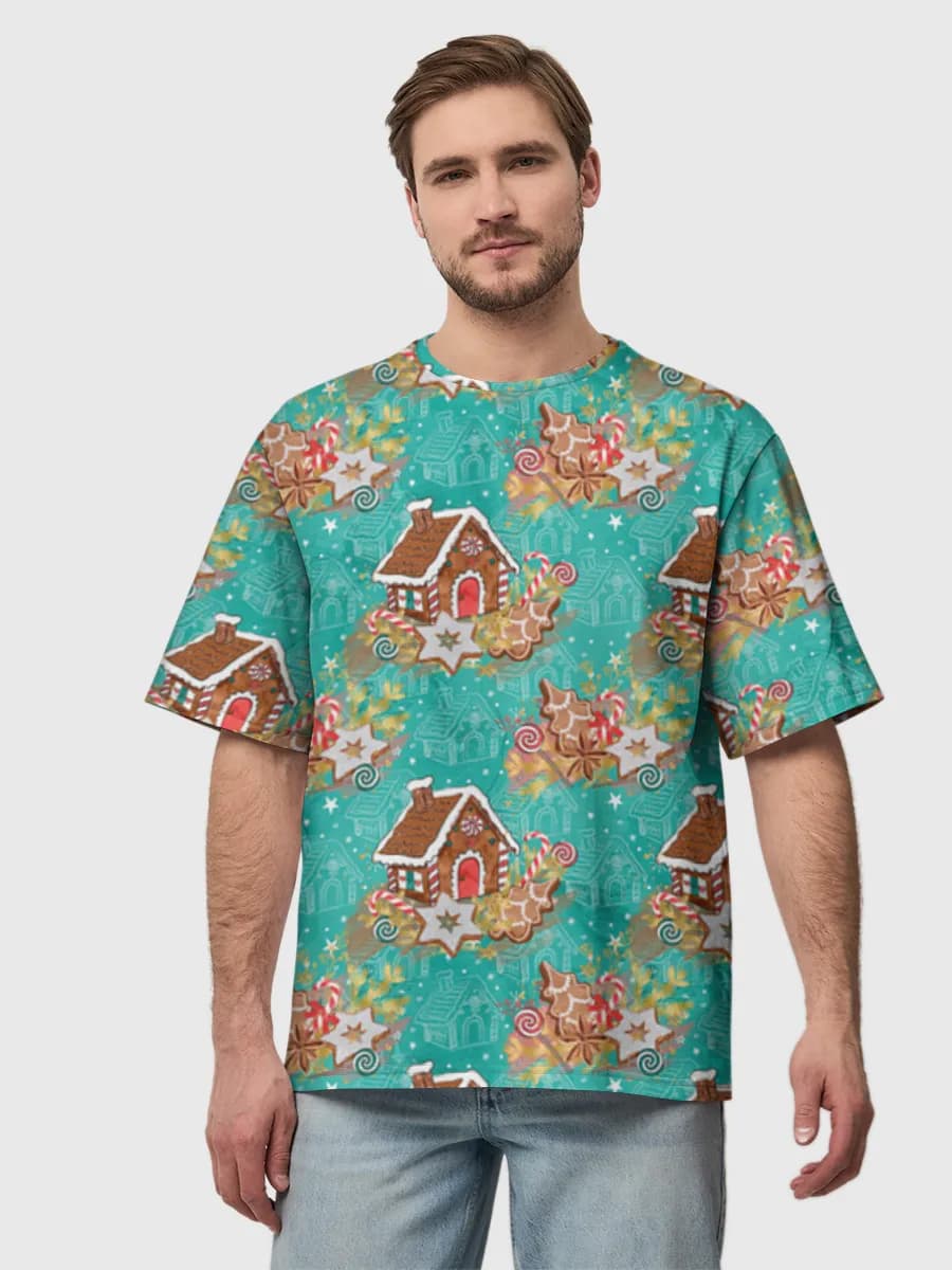 Men's oversized cotton T-shirt