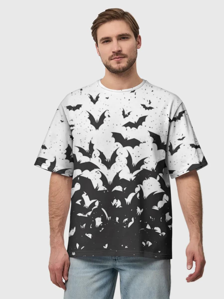 Herren Oversized Baumwoll T-Shirt