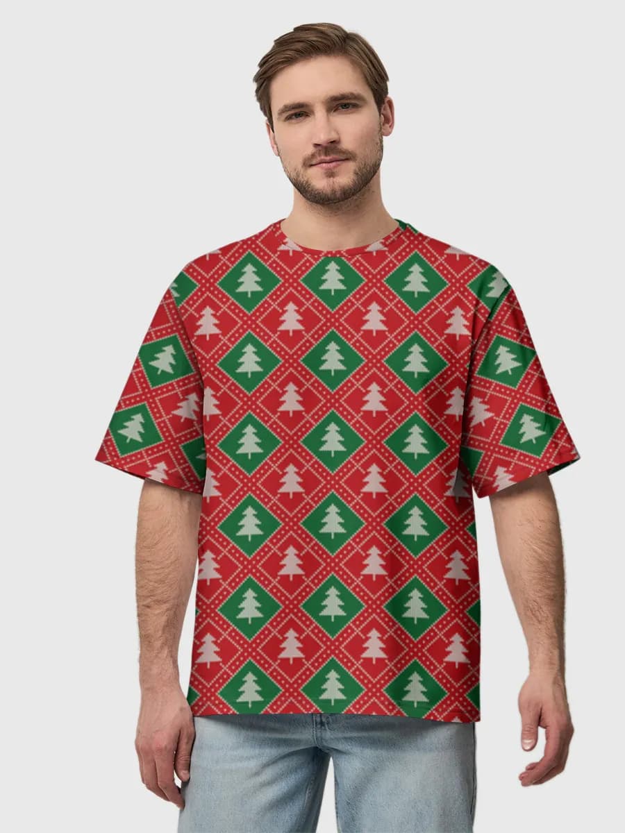 Men's oversized cotton T-shirt