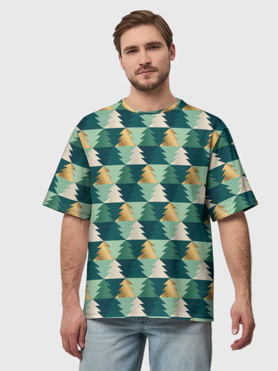 Men's oversized cotton T-shirt