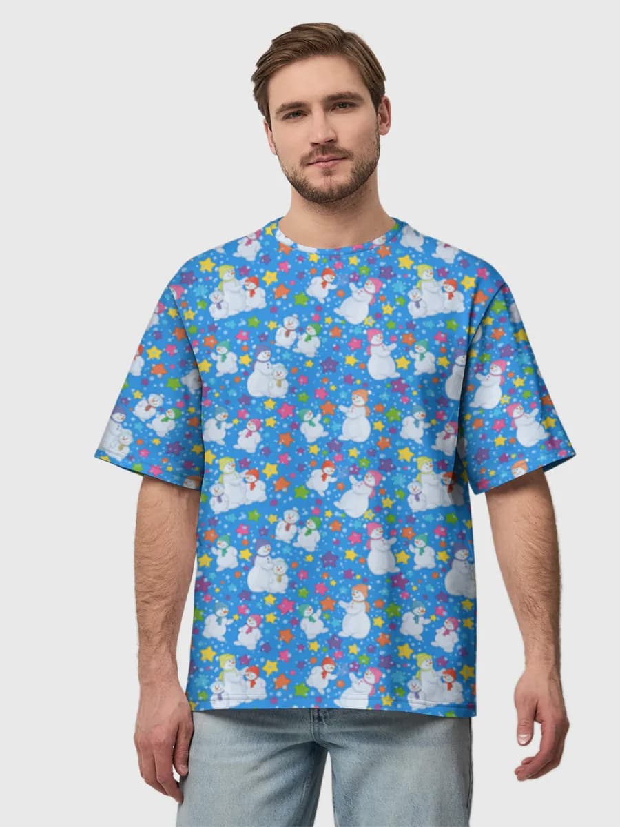 Men's oversized cotton T-shirt
