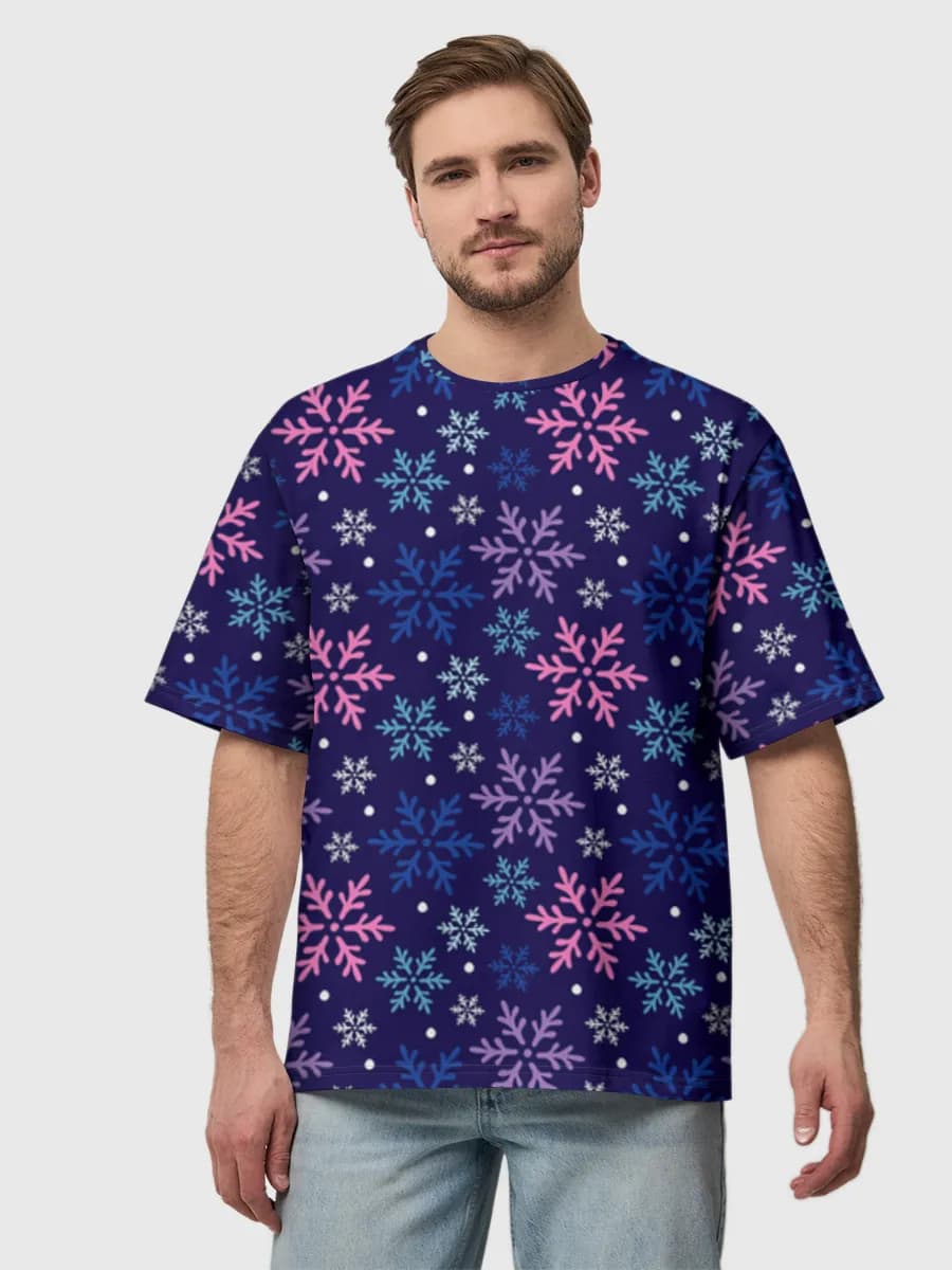 Herren Oversized Baumwoll T-Shirt