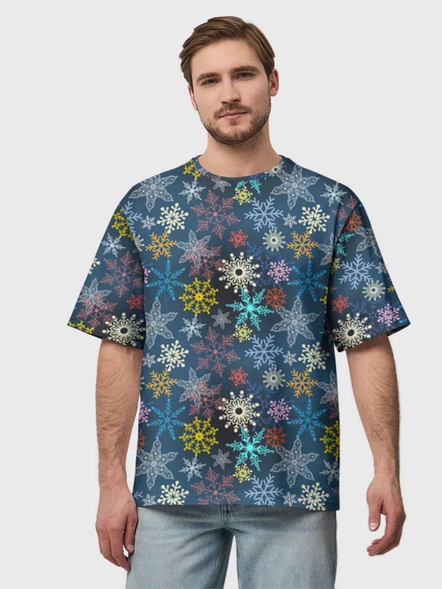 Men's oversized cotton T-shirt