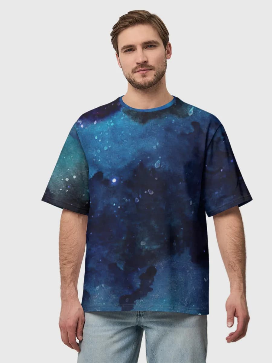 Men's oversized cotton T-shirt