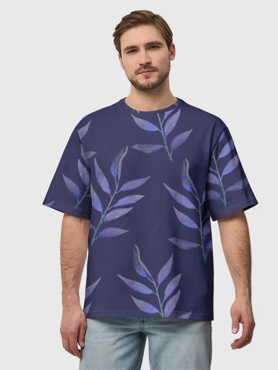 Herren Oversized Baumwoll T-Shirt