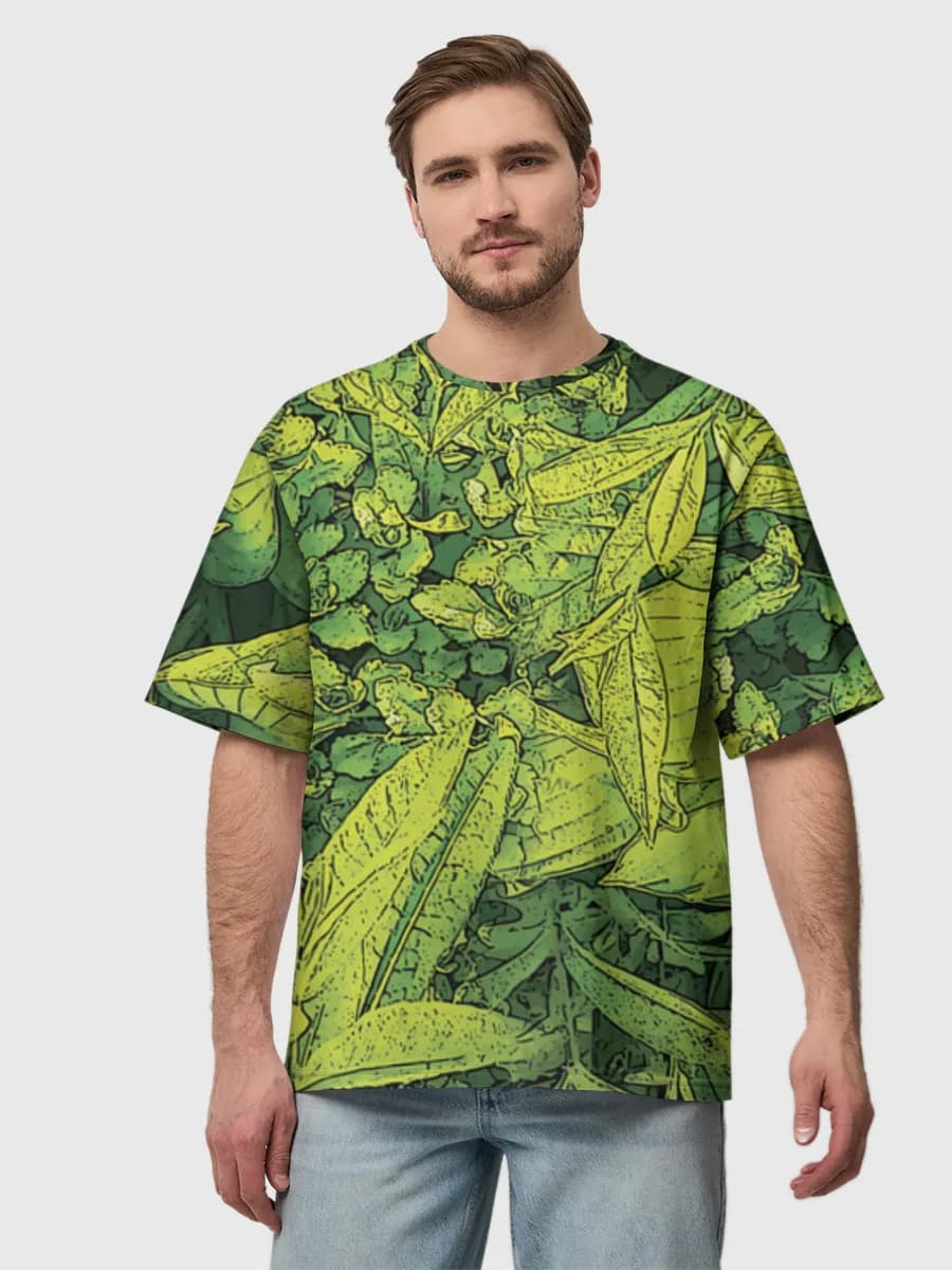 Herren Oversized Baumwoll T-Shirt