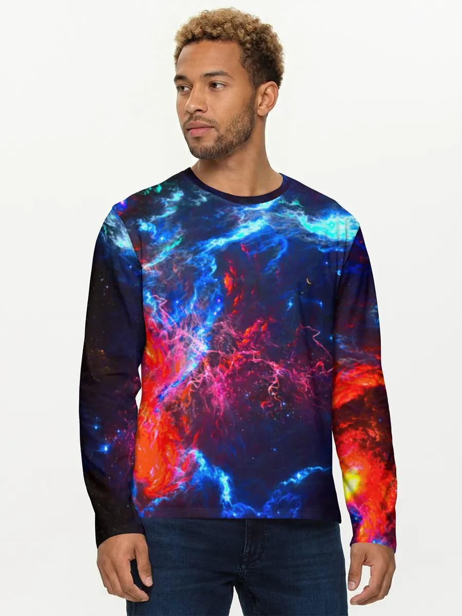 T-shirt Coton Manches Longues Homme