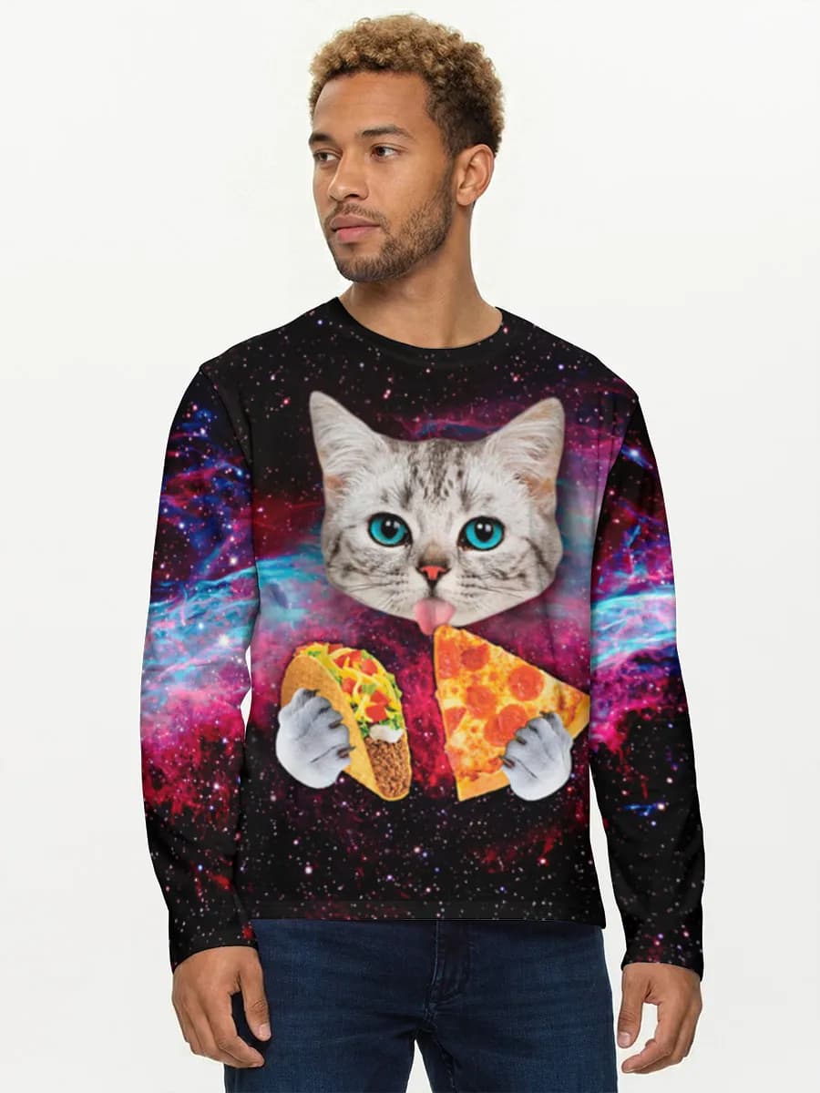 Men's cotton long sleeve shirt
