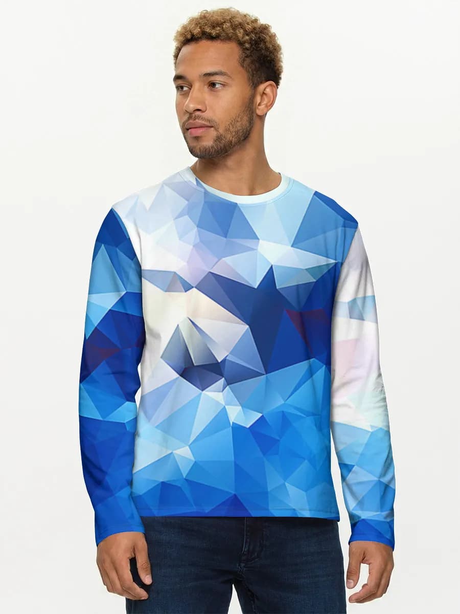 Men's cotton long sleeve shirt