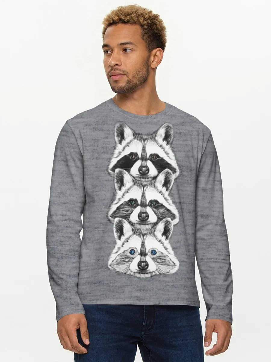 Men's cotton long sleeve shirt