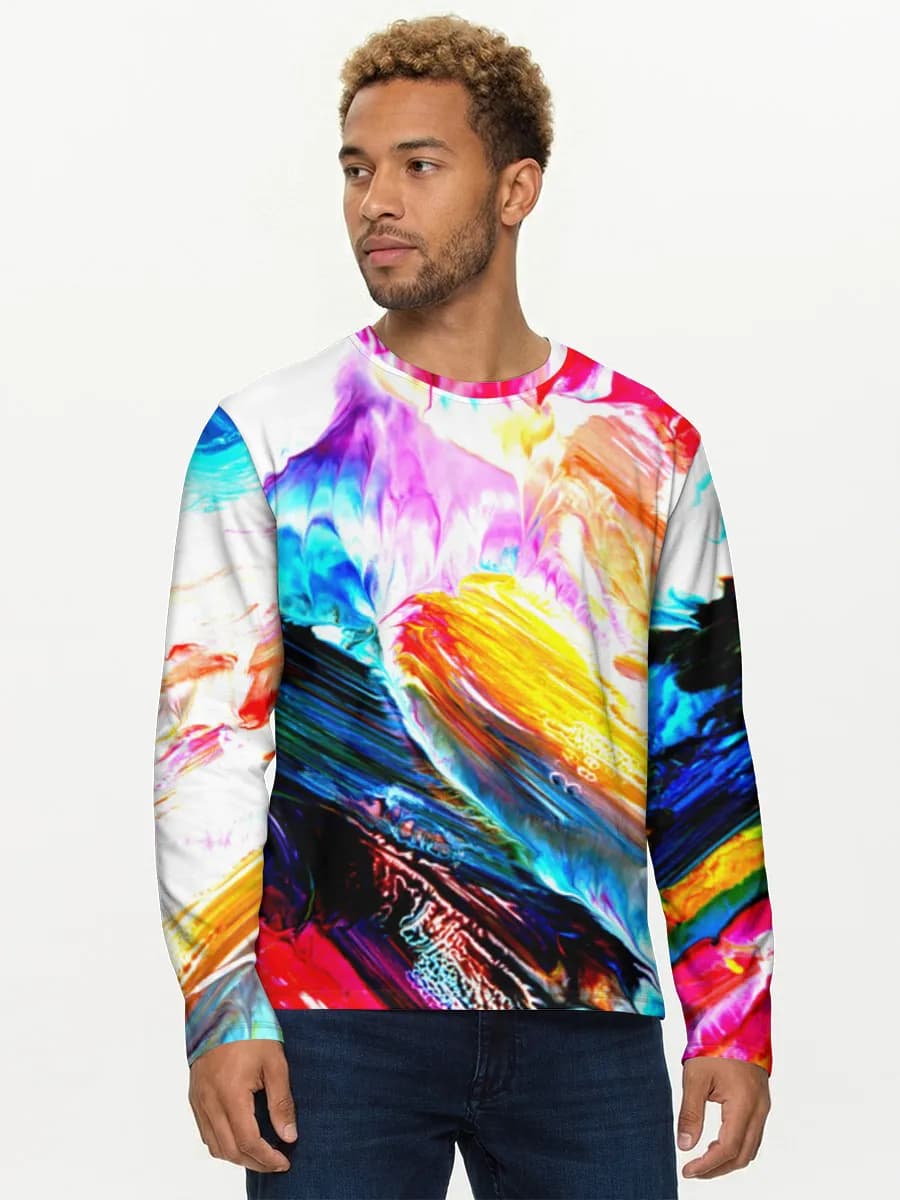 Men's cotton long sleeve shirt