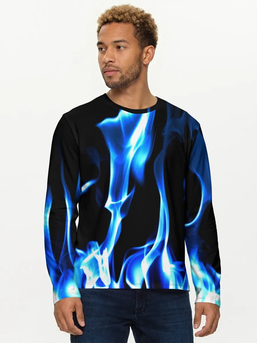 Men's cotton long sleeve shirt