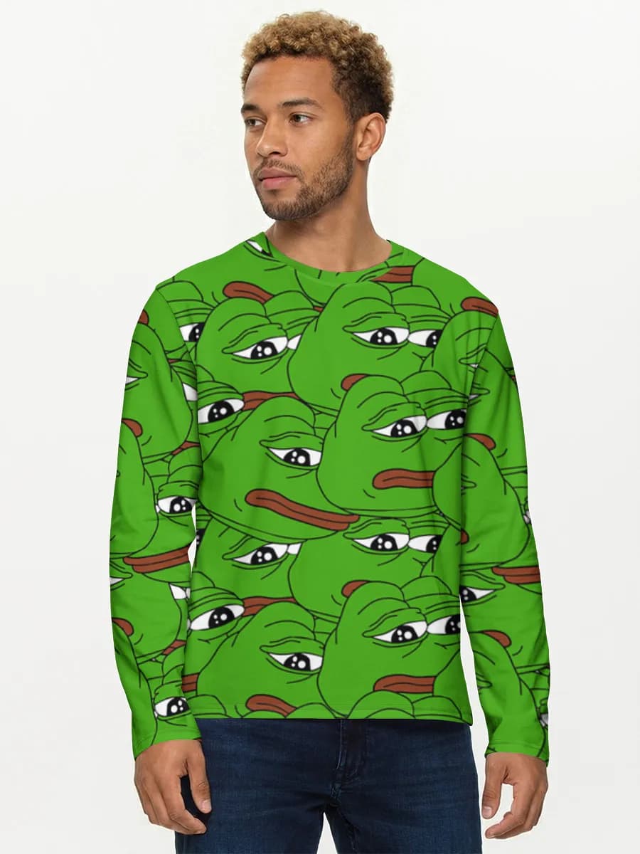 Men's cotton long sleeve shirt