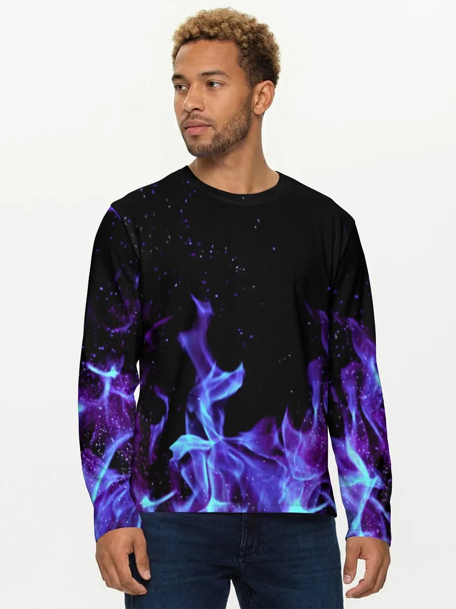 Men's cotton long sleeve shirt