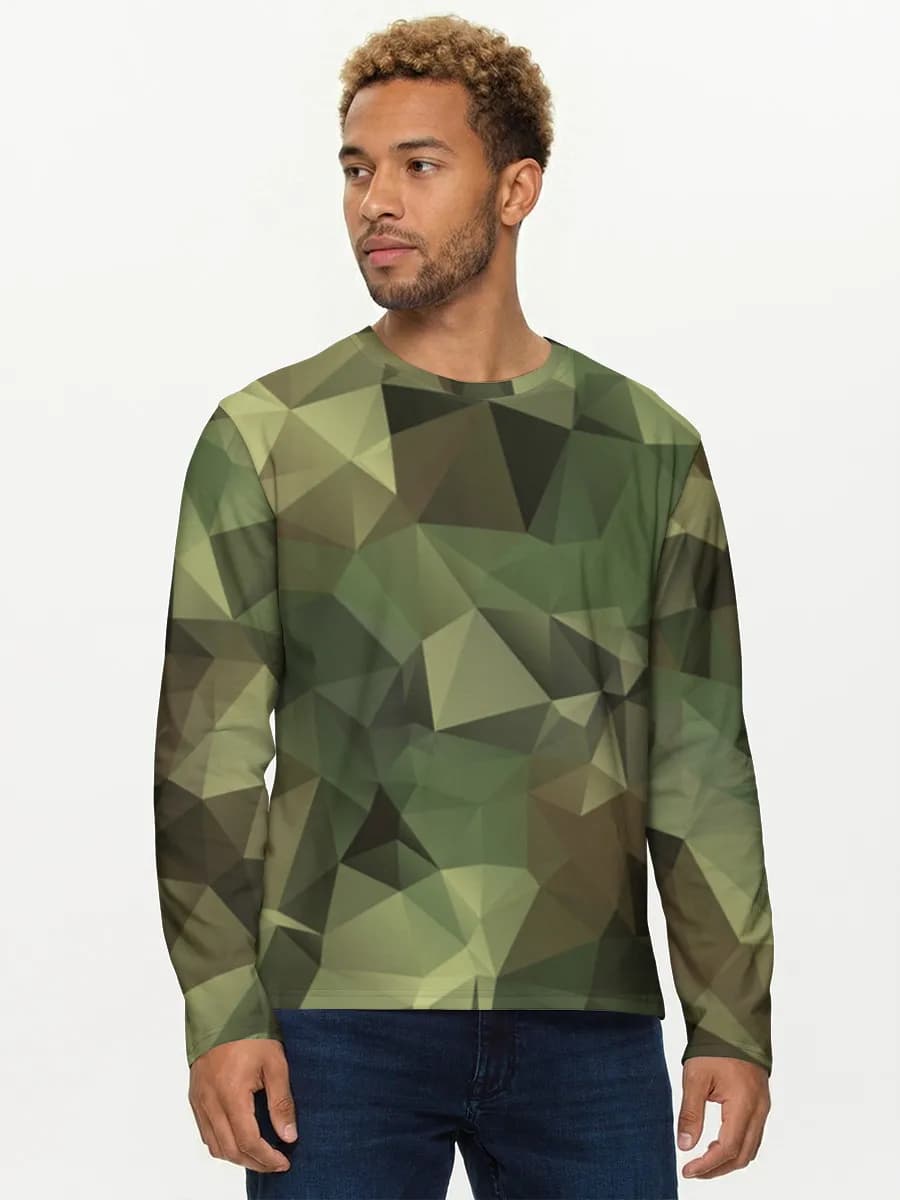 Men's cotton long sleeve shirt