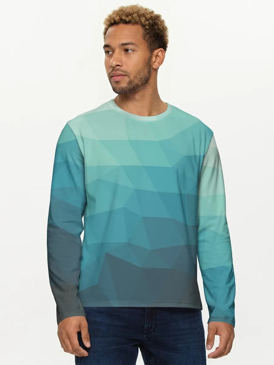 Men's cotton long sleeve shirt