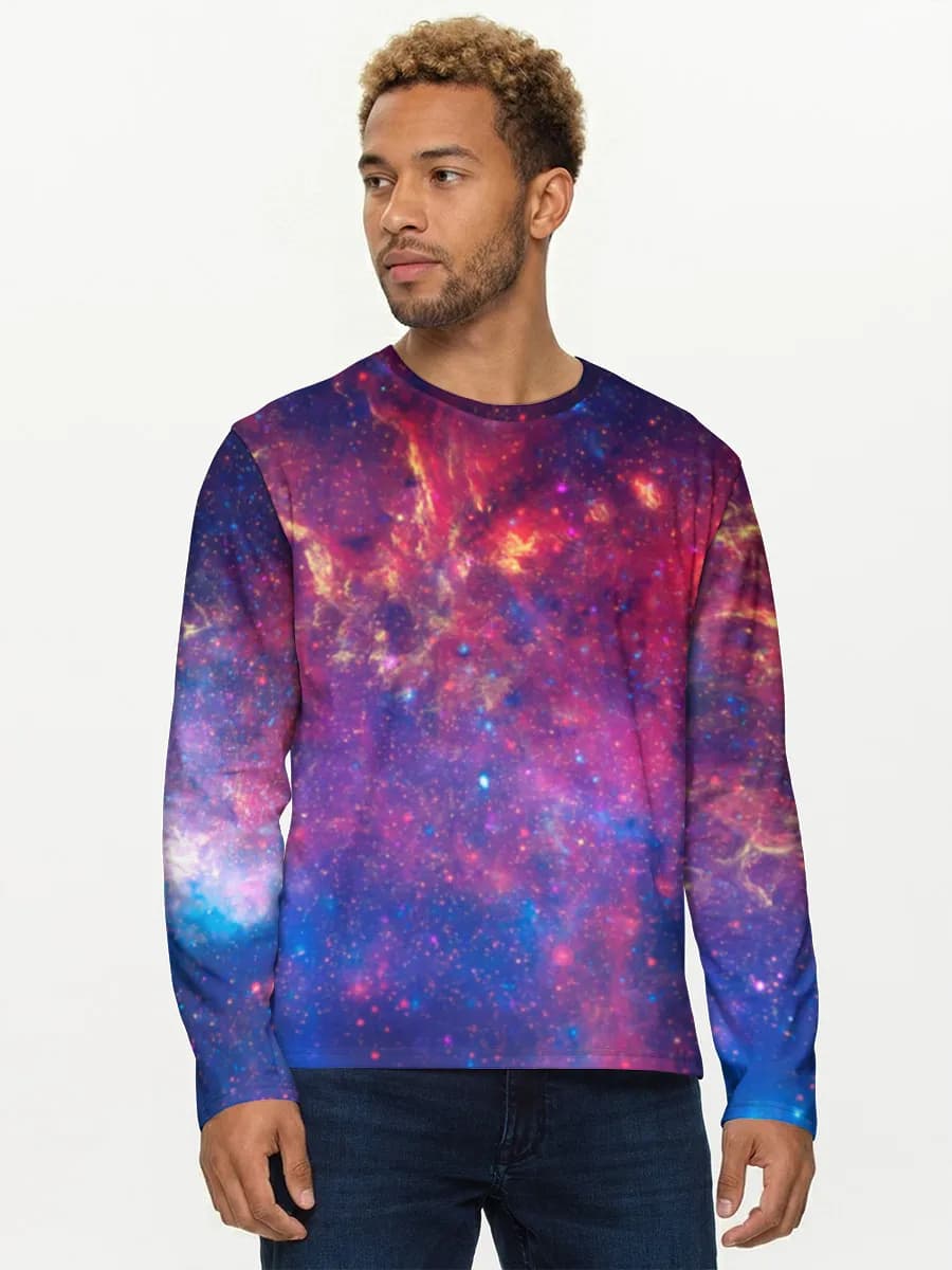 Men's cotton long sleeve shirt