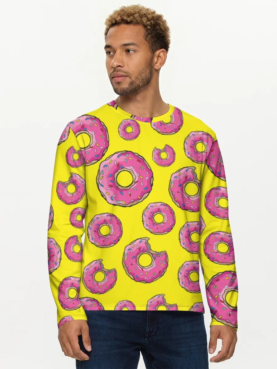 Men's cotton long sleeve shirt