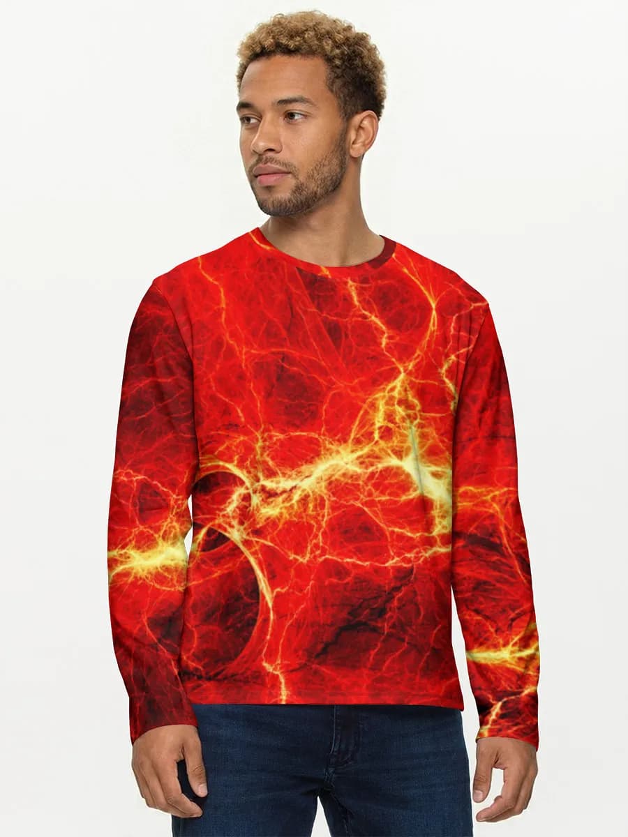 Men's cotton long sleeve shirt