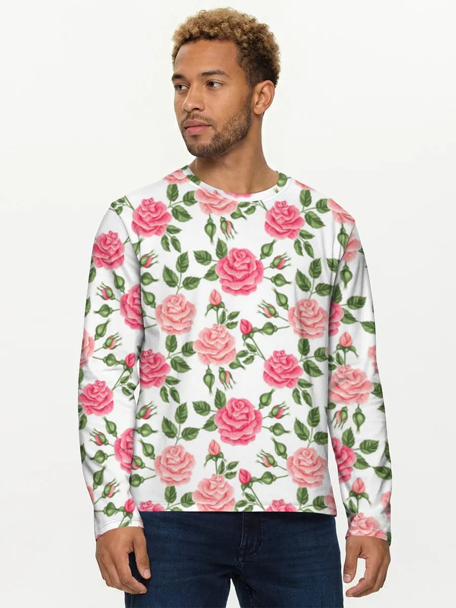 T-shirt Coton Manches Longues Homme